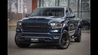 Dodge Ram SPORT | 5.7 V8 4x4 HEMI | PANORAMA DAK | GROOTSCHEM 12 INCH | LPG | Patriot Blue | CREW CA