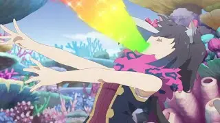 Girl likes eatting meat Princess Connect! Re Dive Season 2