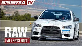RAW //  Tony Feghali's super clean driving, winning 1st place onboard his white EVO X at Roumieh.