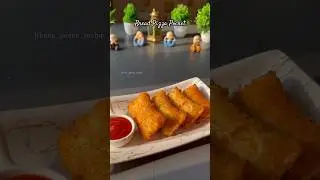 Recipe of Bread Pizza Pocket #shorts #viral #food #pizzapockets