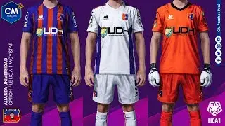 ALIANZA UNIVERSIDAD | Uniformes & Kits | PES 2020 | PARCHE LIGA 1 MOVISTAR