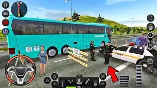 Modern Offroad uphill bus simulator