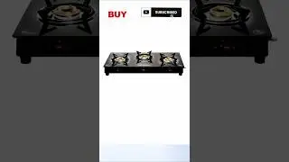 MILTON Premium 3 BurneManual Ignition Glass Top Gas Stove, (ISI Certified)