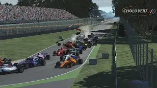 rFactor 2 Crashes #06 NO MUSIC F1 2018 Crashes (400% Damage)