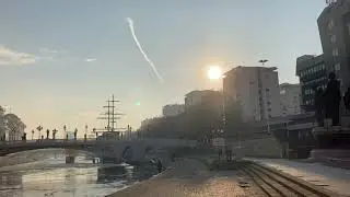 Good morning from NATO Ally Skopje Capital of North Macedonia in way to EU