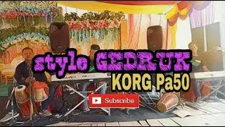 Style GEDRUK UPDATE || KORG Pa50 ||