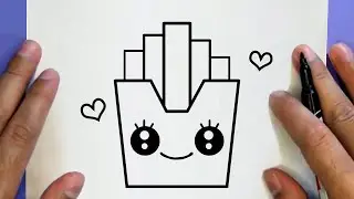 HOW TO DRAW A CUTE FAST FOOD, STEP BY STEP, Jack drawings