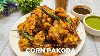 Crispy Corn Pakoda Recipe | CORN RECIPE | Evening tea time snack | Foodies Corner&hellip;
