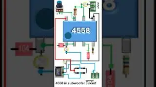 4558 ic subwoofer circuit#electronic