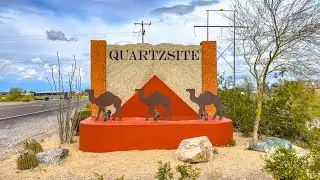 QUARTZSITE Arizona -  what's in the town besides dirty van dwellers & RVers