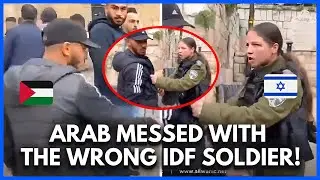 Palestinian Arab Curses At Female IDF Soldier, She Wasn&rsquo;t Tolerating It!