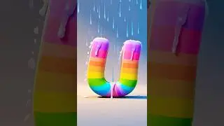 Letter U 🦄  | English Alphabet & Pronunciation #shorts