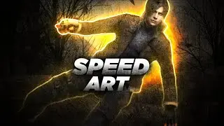 SPEED ART THUMBNAIL DE RESIDENT EVIL 4