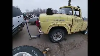 New rims and tires for the 1960 Ford