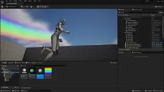 Unreal Engine 5 - Niagara Ribbon - Rainbow Trail - Tutorial