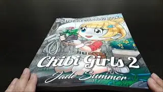 Flip Through Chibi Girls 2 - Jade Summer - Grayscale - Indian Colorist