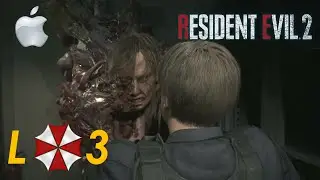 Resident Evil 2 Remake - MacBook Pro Leon's Gameplay - Part 3: Dr. William Birkin Is MUTATING!