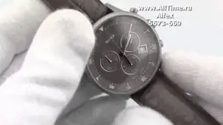 Мужские наручные швейцарские часы Alfex 5673-669