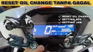 MENGHILANGKAN TULISAN OIL CHANGE VARIO 125 150 NEW | HAPUS OIL CHANGE