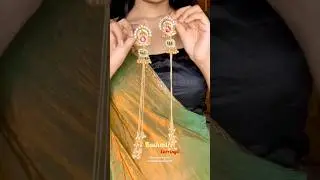 Viral Kashmiri Earrings by Aamara #trending #weddingjewellerydesigns #earrings #statementearrings