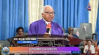 Kihunjio | Mũoroto: Ũtungatĩri harĩ kũheana - Very. Rev. Dr. Jesse Kamau