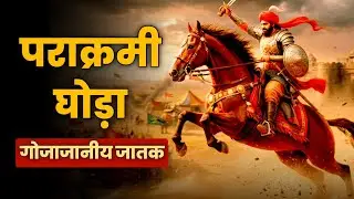 Jataka Tale in Hindi | गोजाजानिय जातक कथा | पराक्रमी घोड़ा | Buddhist Moral Story