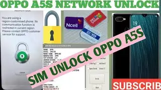 Oppo A5S Network Unlock 2019 ||100% Done