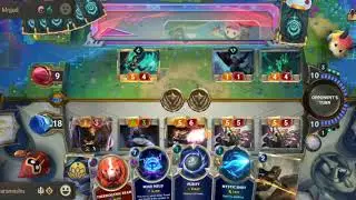 Ezreal and Lux vs. Karma and Mordecai. (Spooky Karma)
