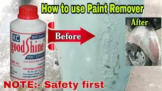 How to use Automotive Paint Remover || Mobeen tech group