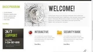Private Security Agency Website Template