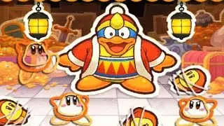 Kirby's Extra Epic Yarn - 100% Walkthrough Part 12 - Capamari, Boom Boatyard & Fossil Reef