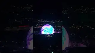 Our View Of The Las Vegas Sphere #travel #shorts #views