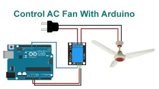 Control AC Fan With Arduino || Code & Circuit || Proteus Simulation