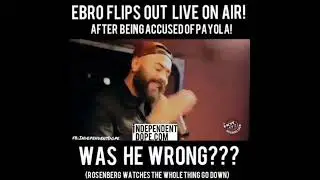 Ebro flips out live on the air #hiphop #ebro #hot97 #newyork