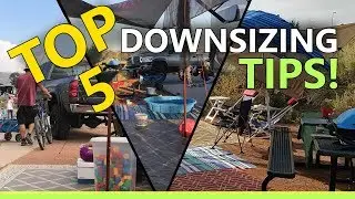 Top 5 downsizing tips and common over packing mistakes when full time rving