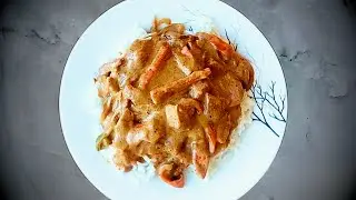 Yummy Peanut Butter Chicken Recipe | The unexpected flavor combination #peanutbutterrecipe 