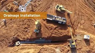 Installing Utilities and Heavy Sitework for the August Park Subdivision in Springhill, TN