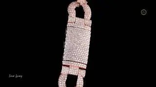 CubanChainInwithUniquelinksInRoseGold.#cubanicedout#customcuban#diamondchain  #customjewelry