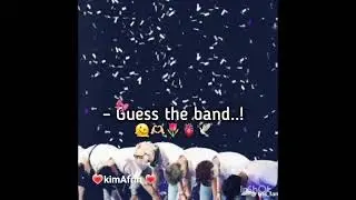 guess tha band🎀 bolo