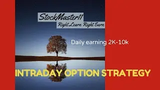 Intraday Option Strategy - Live Tread II PROFIT-Day 3 II Risk Free II Daily Earning 2k-10k
