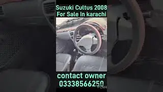 Suzuki Cultus silver 2008 for Sale in karachi Post Code 2009202401 #carbuying #automobile #carbuying