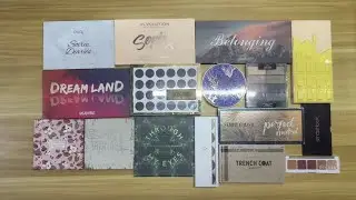 Ranking eyeshadow palettes I worked on in 2025