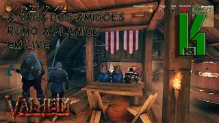 A Saga dos Amig&otilde;es em Valheim! #15 Desvendando a Planice!!!  #live #gaming #gameplay