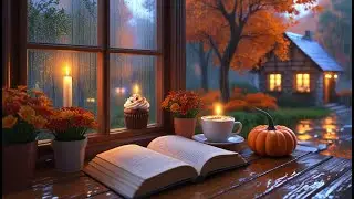 Peaceful Winter Forest Cabin – Soft Snow Breeze, Fireplace Crackling & Smooth Jazz Music #1
