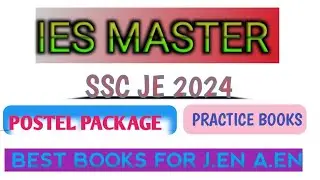 IES MASTER SSC JE 2024 POSTAL PACKAGE || PRACTICE BOOKS ||@IESMaster01 || civil engineering