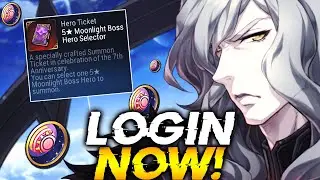 DO YOU GET COINS FROM THE BOSS SELECTOR?! LOGIN NOW TO CLAIM YOUR FREE MOONLIGHT 5 STAR! Epic Seven