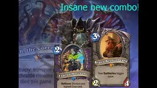 Insane combo!!! cube lock hearthstone ashes of outland wild