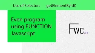Even program using javascript #function #dom #focuswithcode
