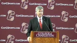 CofC Press Conference for New Head Coach Doug Wojcik