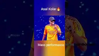 asal Kolar mass performance 🔥🔥#asal #asalkolaru  #supersinger #vijaytv